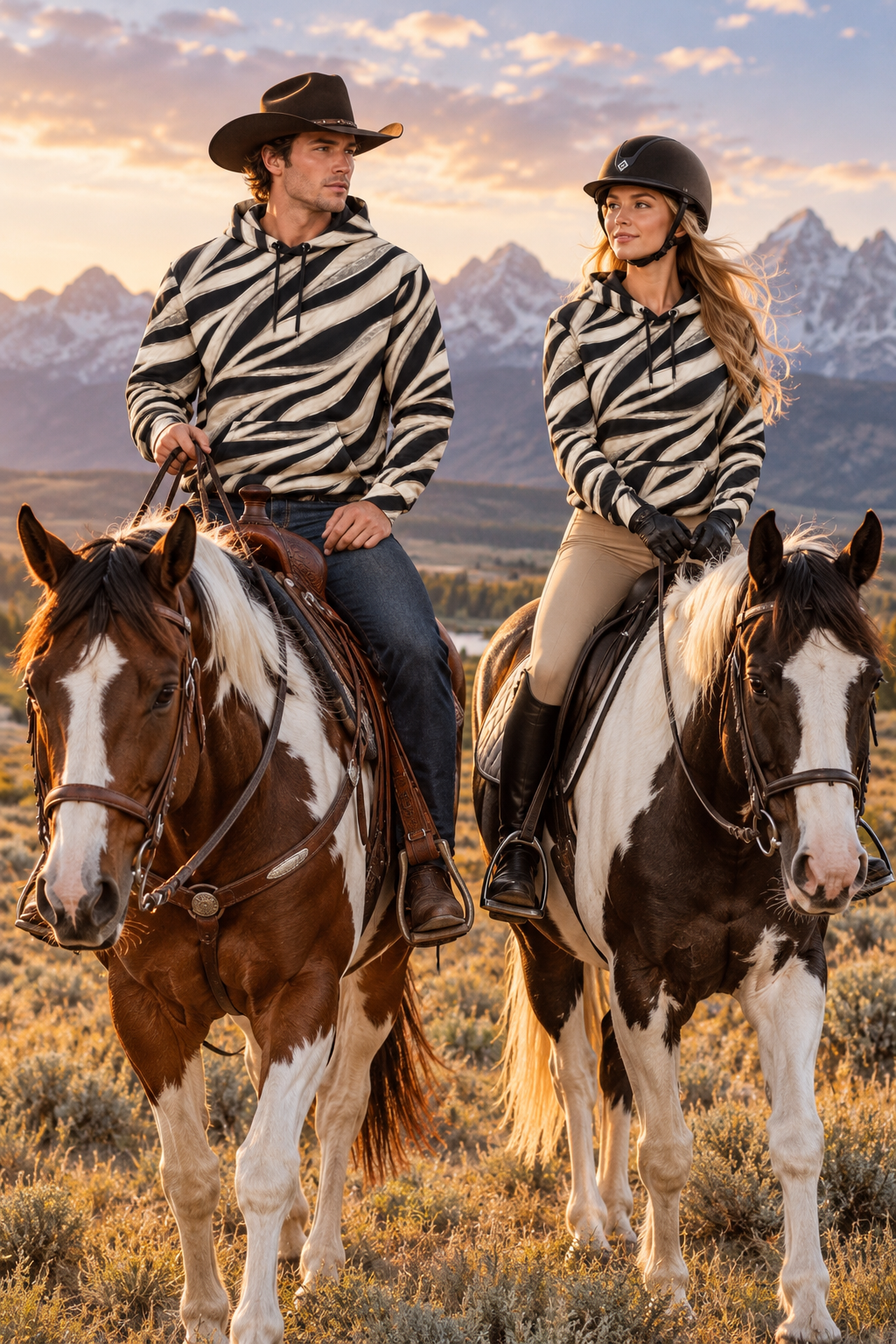 Zebra Stripe Hoodie