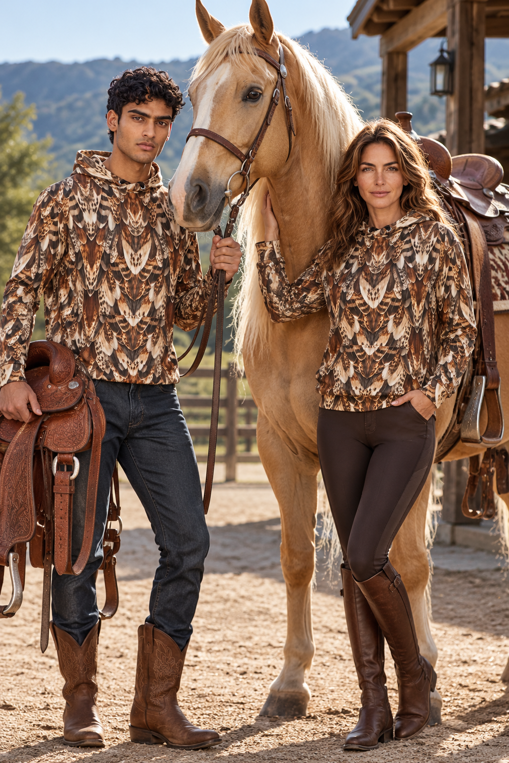 Red-Tailed Hawk Feather Hoodie | The Wild Edit