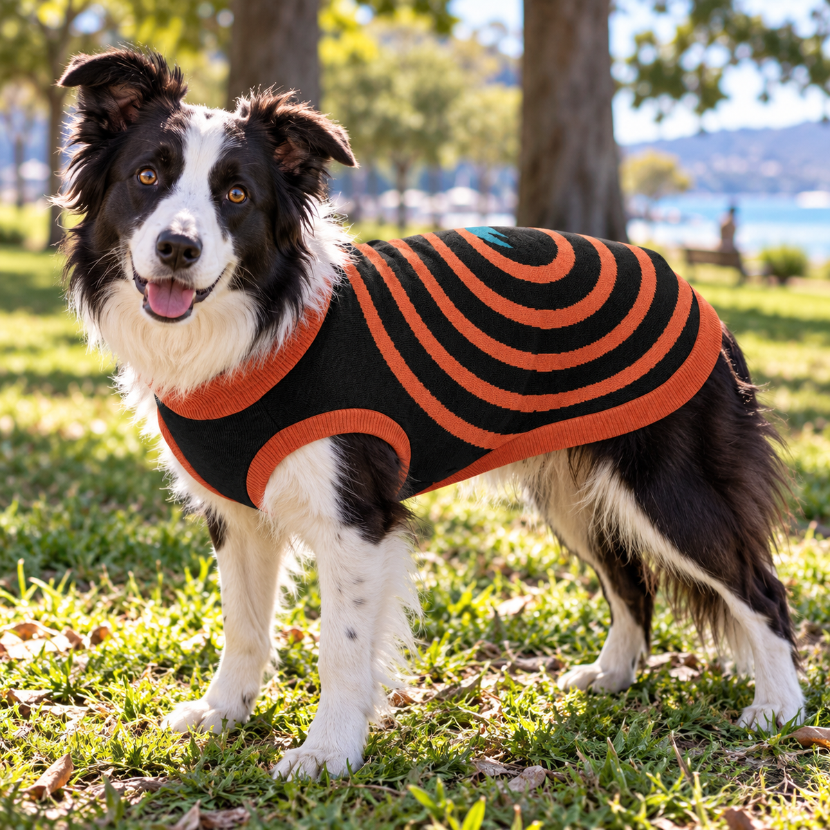 Palm Tree Knitted Pet Sweater