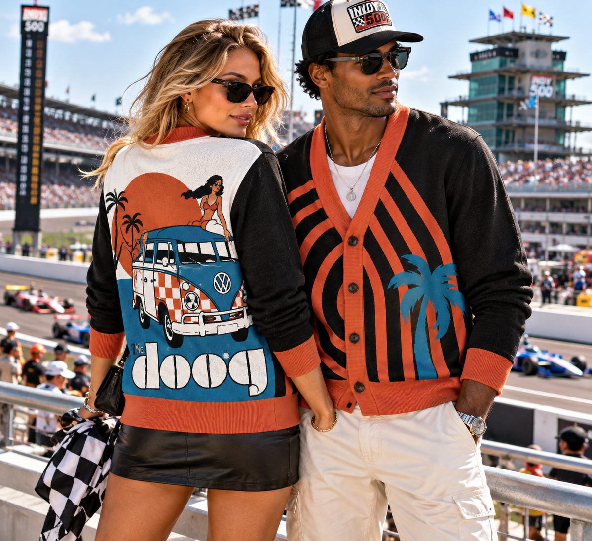 The Doog Album Cover Knitted Cardigan