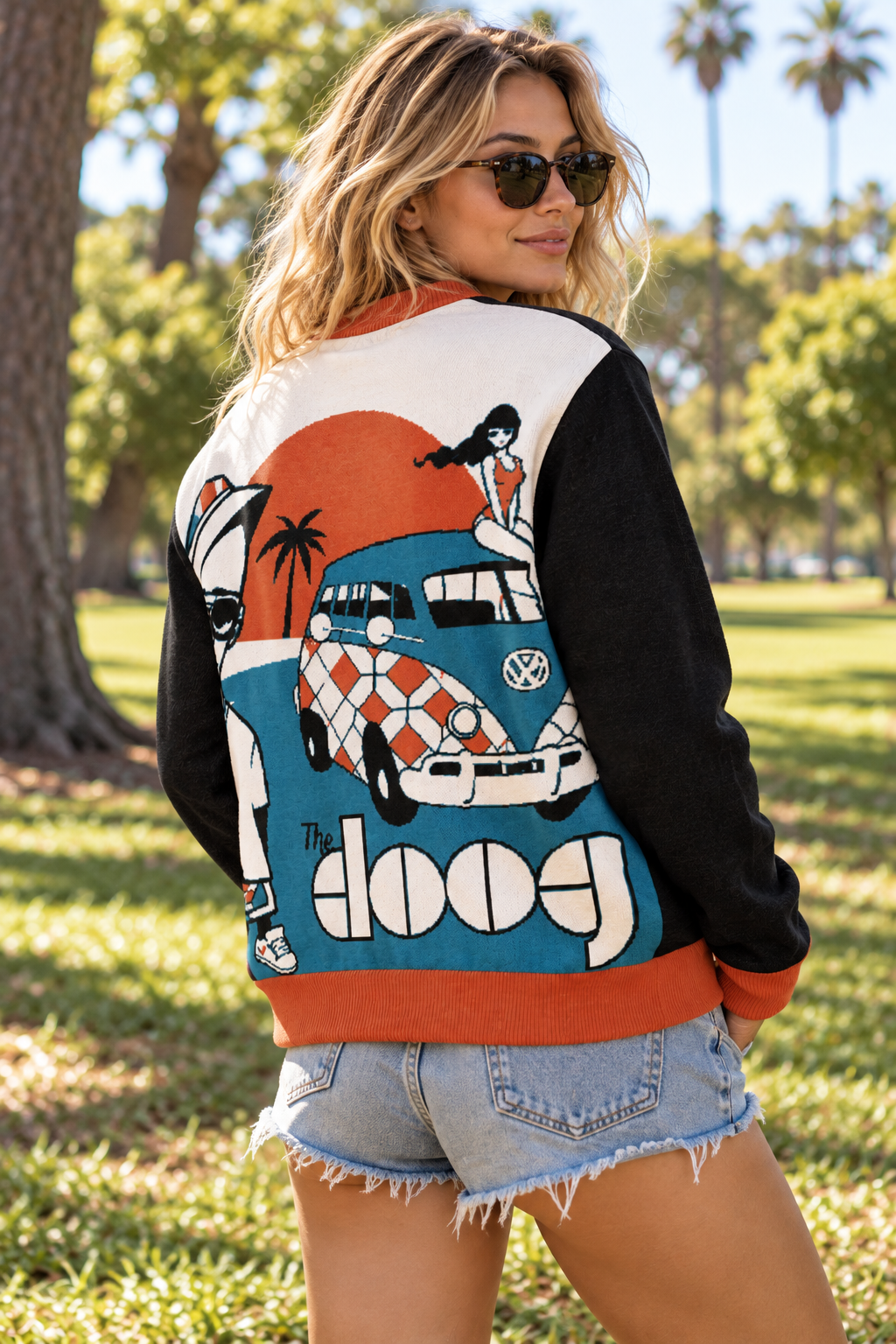 The Doog Album Cover Knitted Cardigan