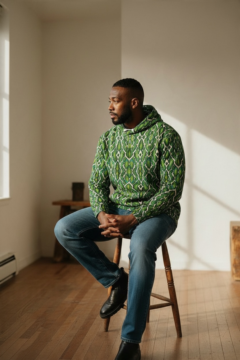 Emerald Tree Boa Hoodie