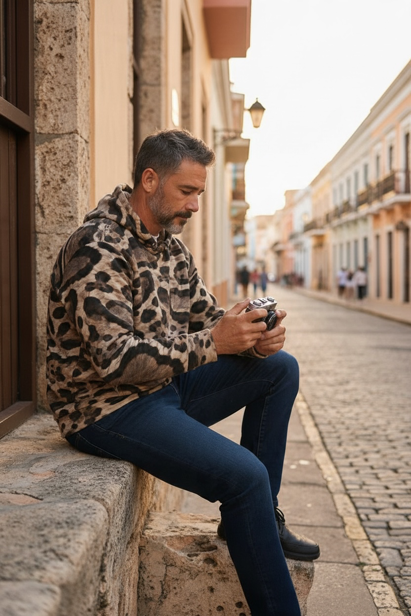 Clouded Leopard Hoodie | Nature’s Original Camouflage