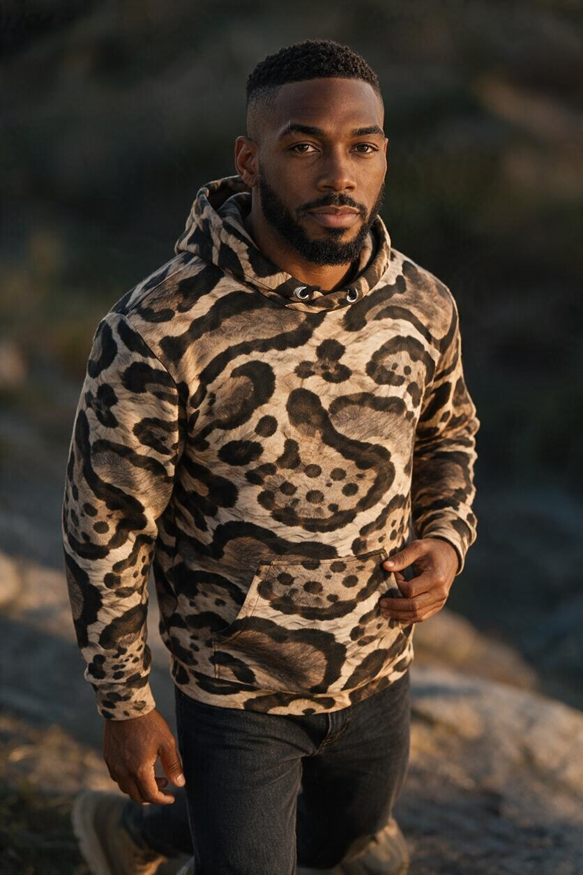 Clouded Leopard Hoodie | Nature’s Original Camouflage
