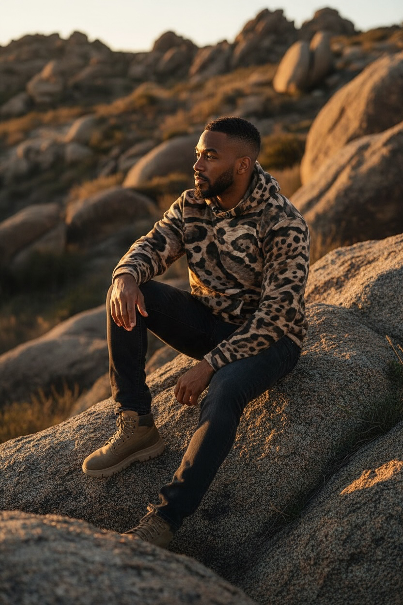 Clouded Leopard Hoodie | Nature’s Original Camouflage