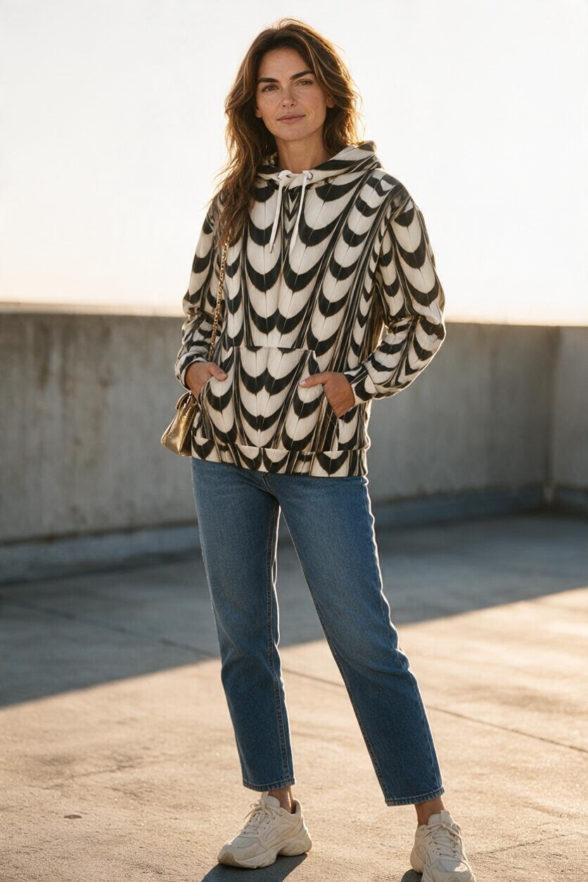 Lady Amherst’s Pheasant Feather Hoodie