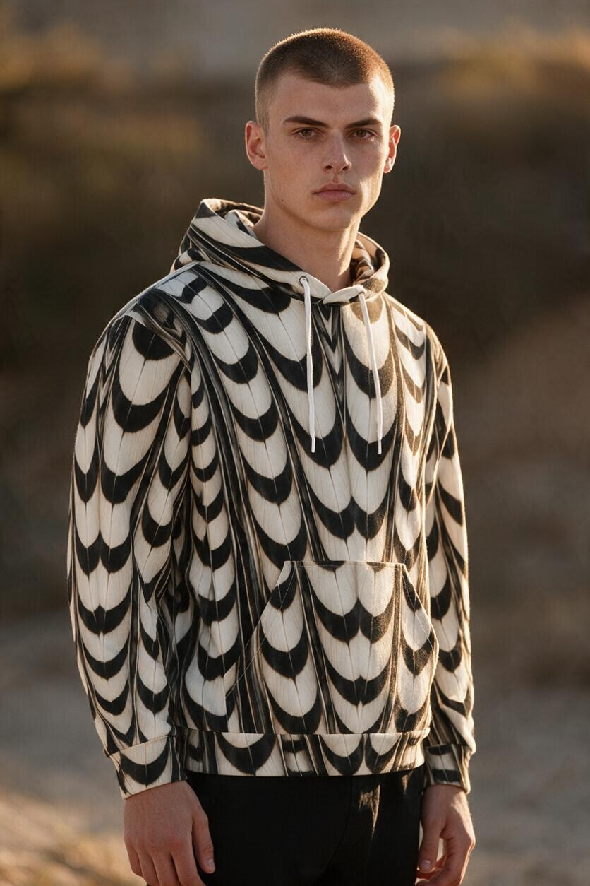 Lady Amherst’s Pheasant Feather Hoodie