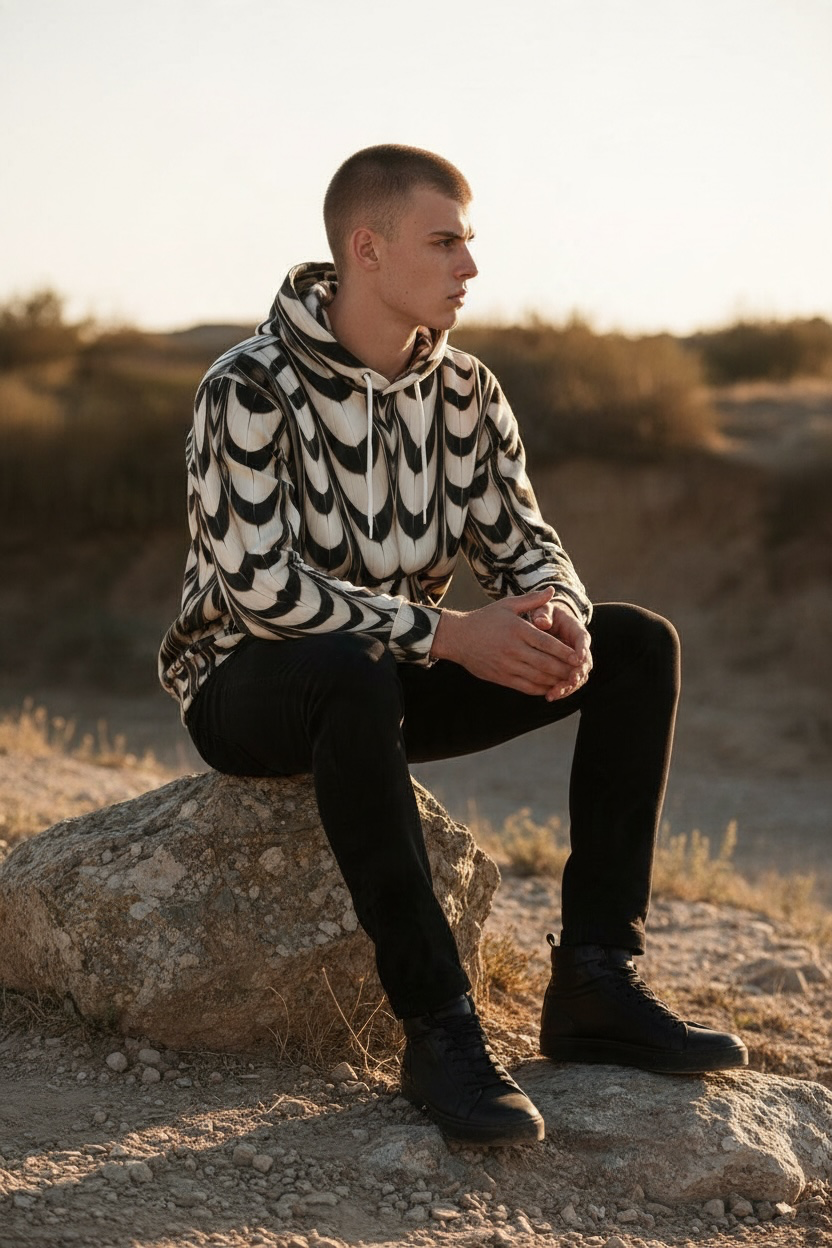 Lady Amherst’s Pheasant Feather Hoodie