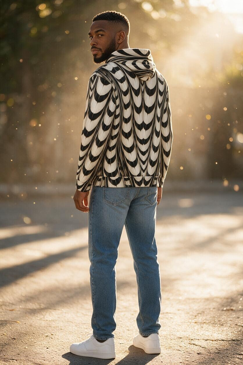 Lady Amherst’s Pheasant Feather Hoodie