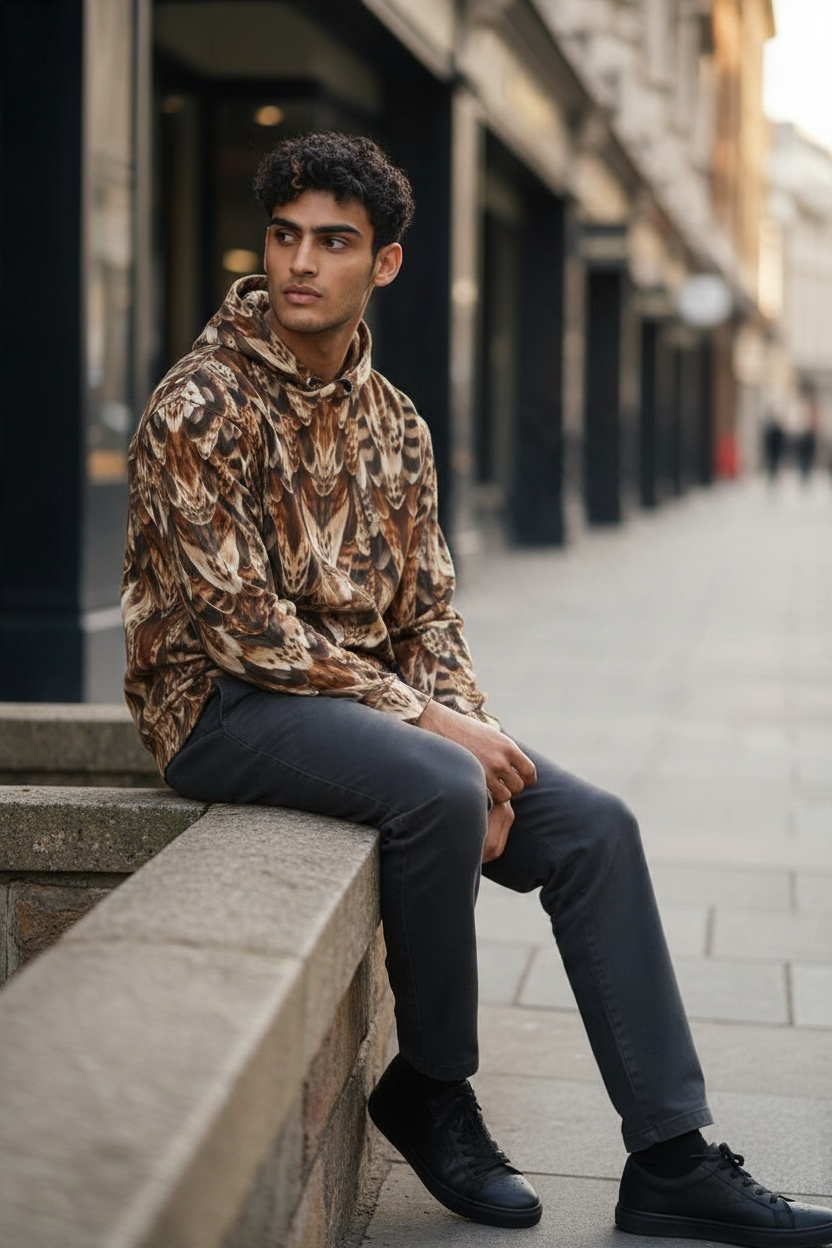 Red-Tailed Hawk Feather Hoodie | The Wild Edit