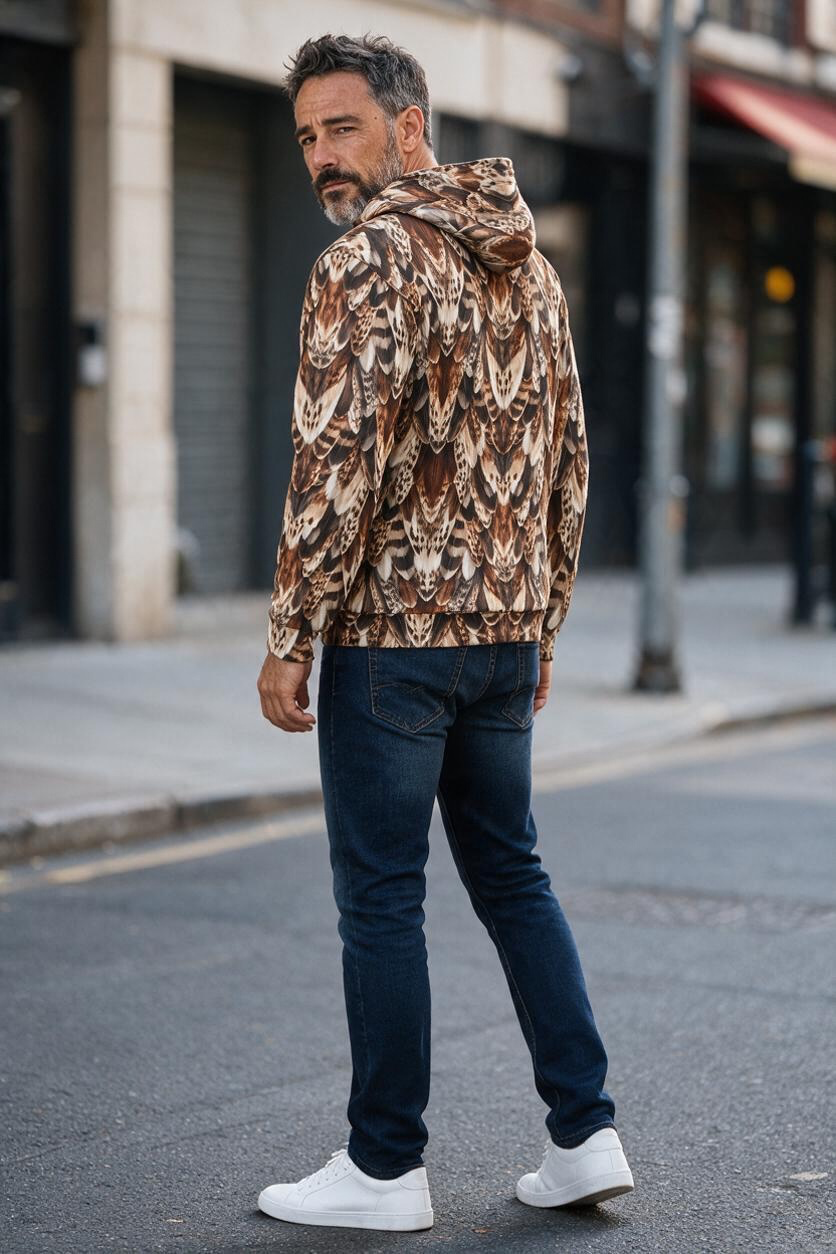 Red-Tailed Hawk Feather Hoodie | The Wild Edit