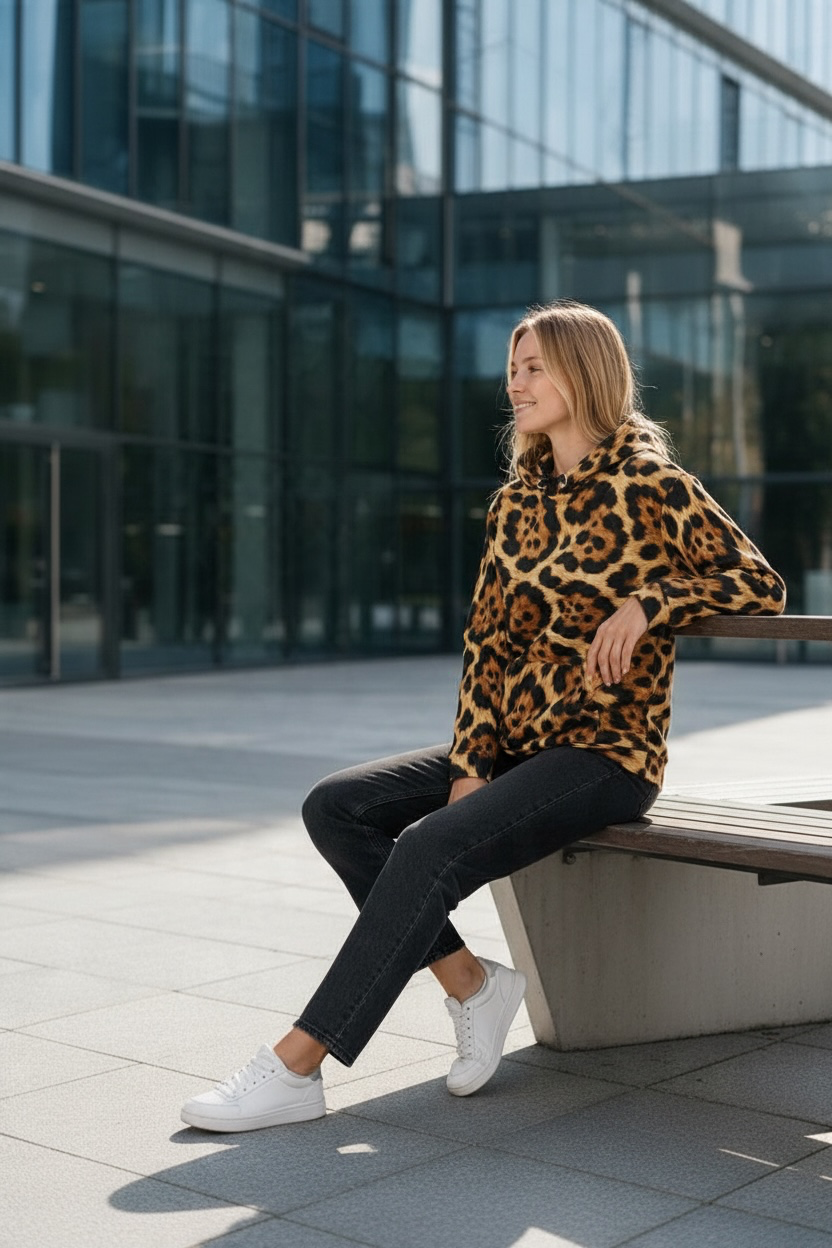 Jaguar Rosette Hoodie | The Wild Edit