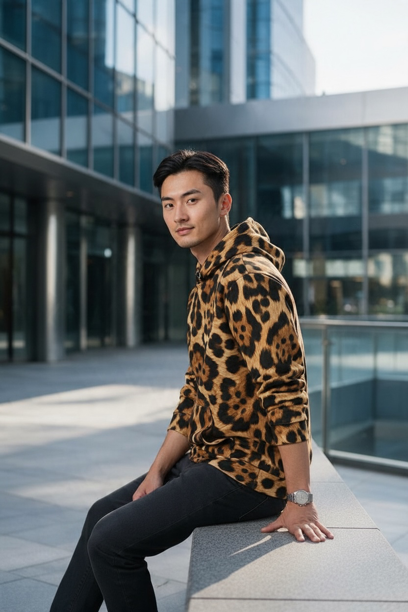 Jaguar Rosette Hoodie | The Wild Edit