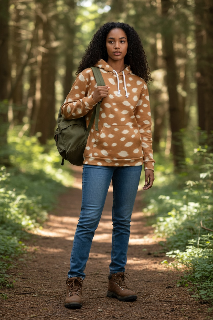 White-Tailed Deer Fawn Hoodie | The Wild Edit