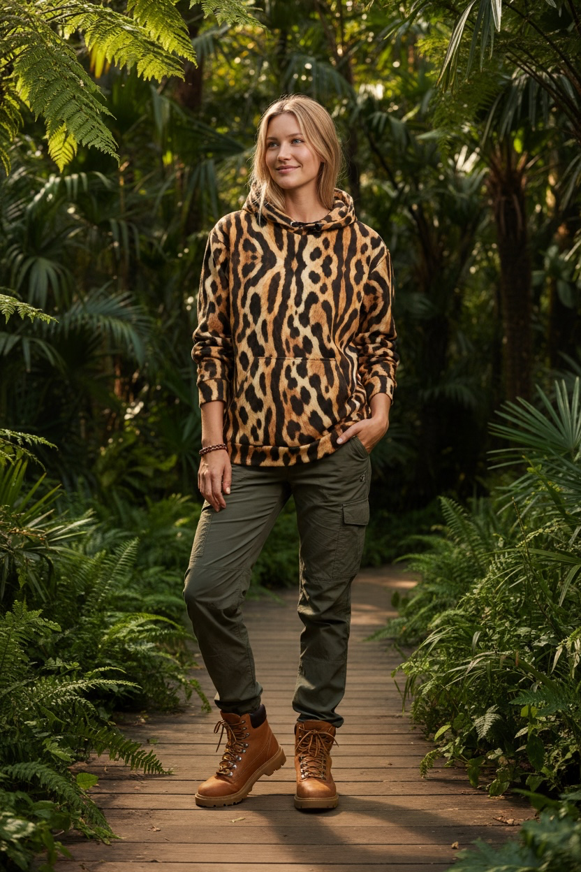 Ocelot Print Hoodie | The Wild Edit