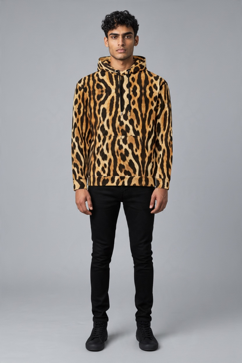 Ocelot Print Hoodie | The Wild Edit