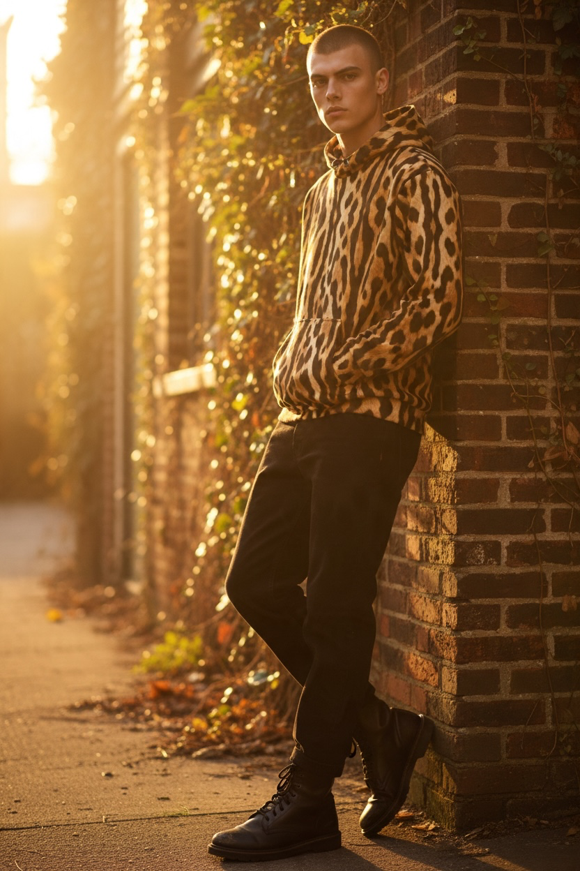 Ocelot Print Hoodie | The Wild Edit