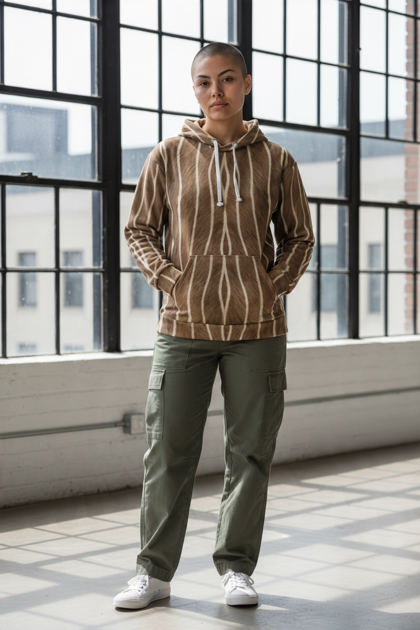 Greater Kudu Print Hoodie | The Wild Edit