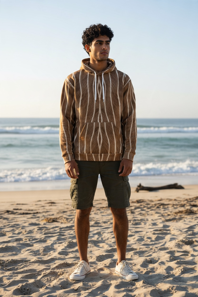 Greater Kudu Print Hoodie | The Wild Edit