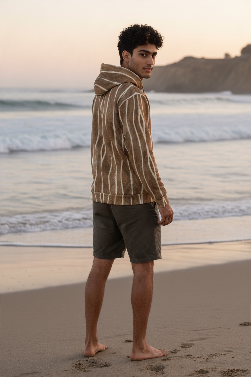 Greater Kudu Print Hoodie | The Wild Edit